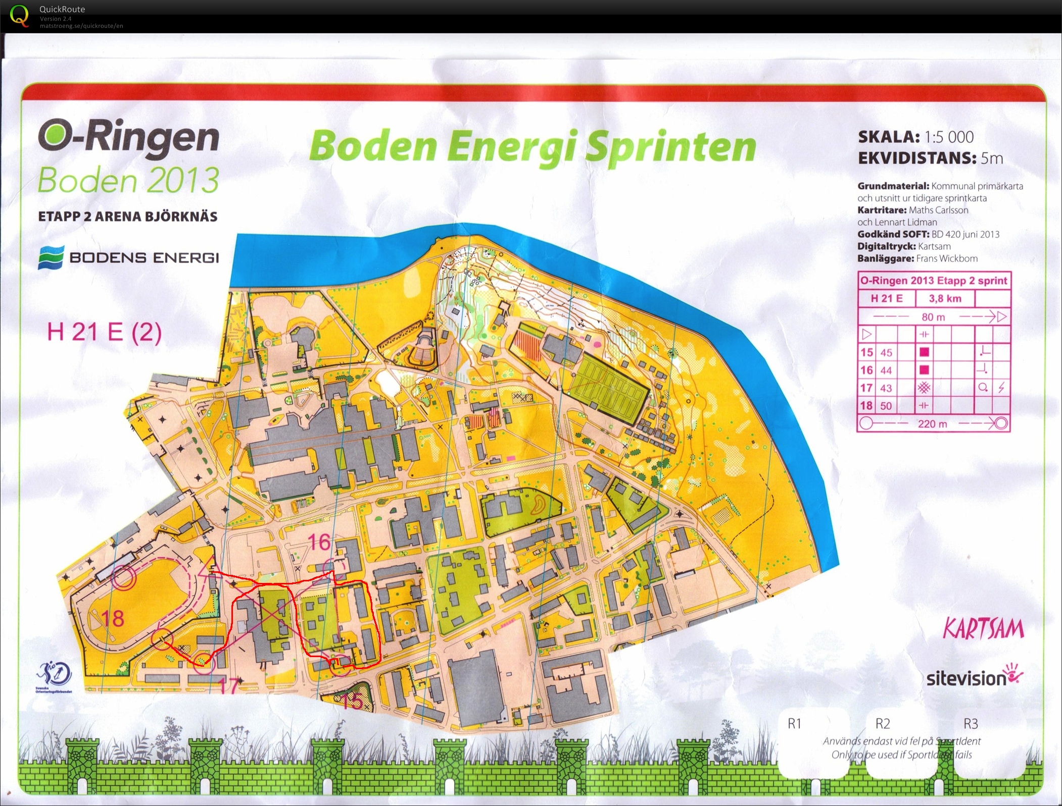 O-ringen, E2, kart 2 (2013-07-22)