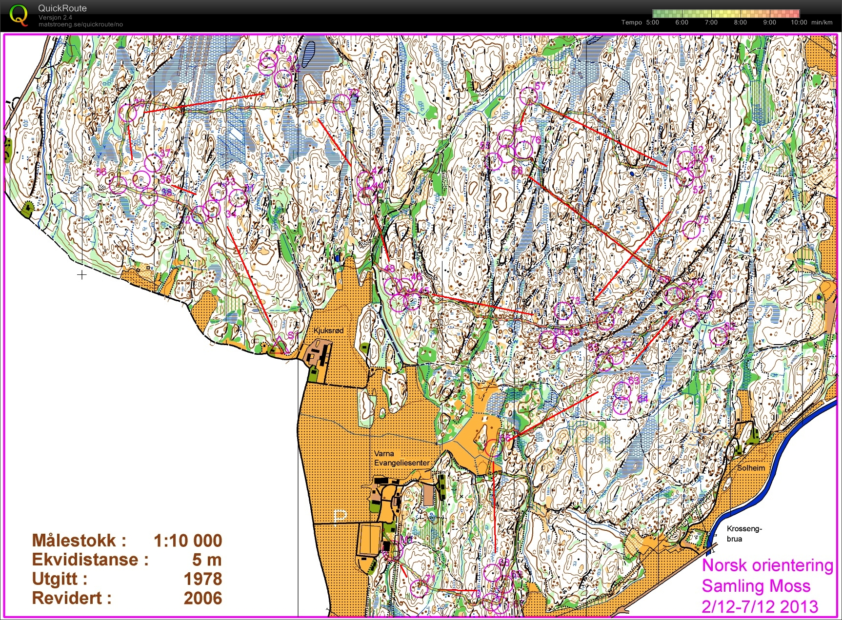 Samling Moss - stafettrening, natt (03-12-2013)