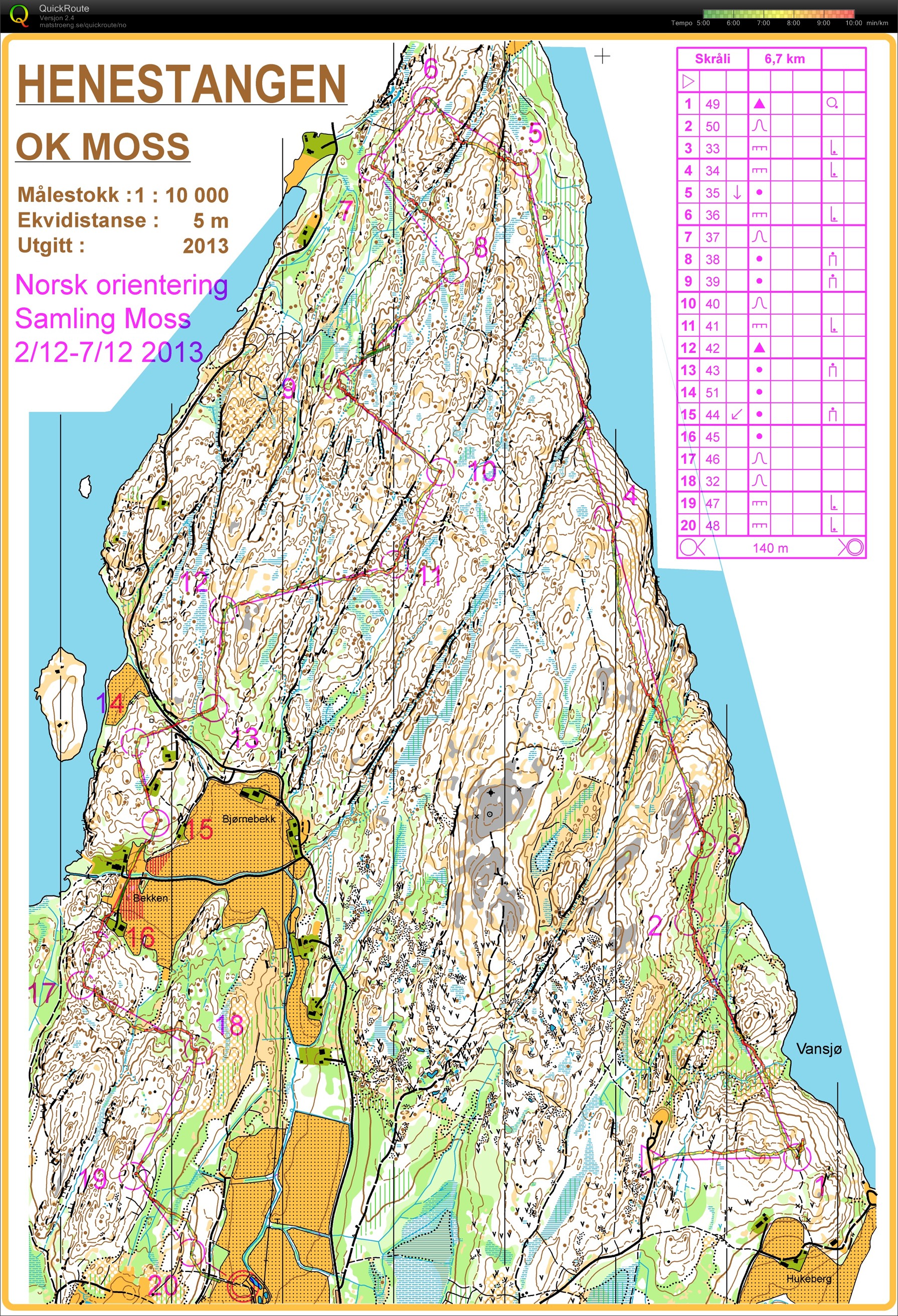 Samling Moss - skråli, natt (2013-12-06)