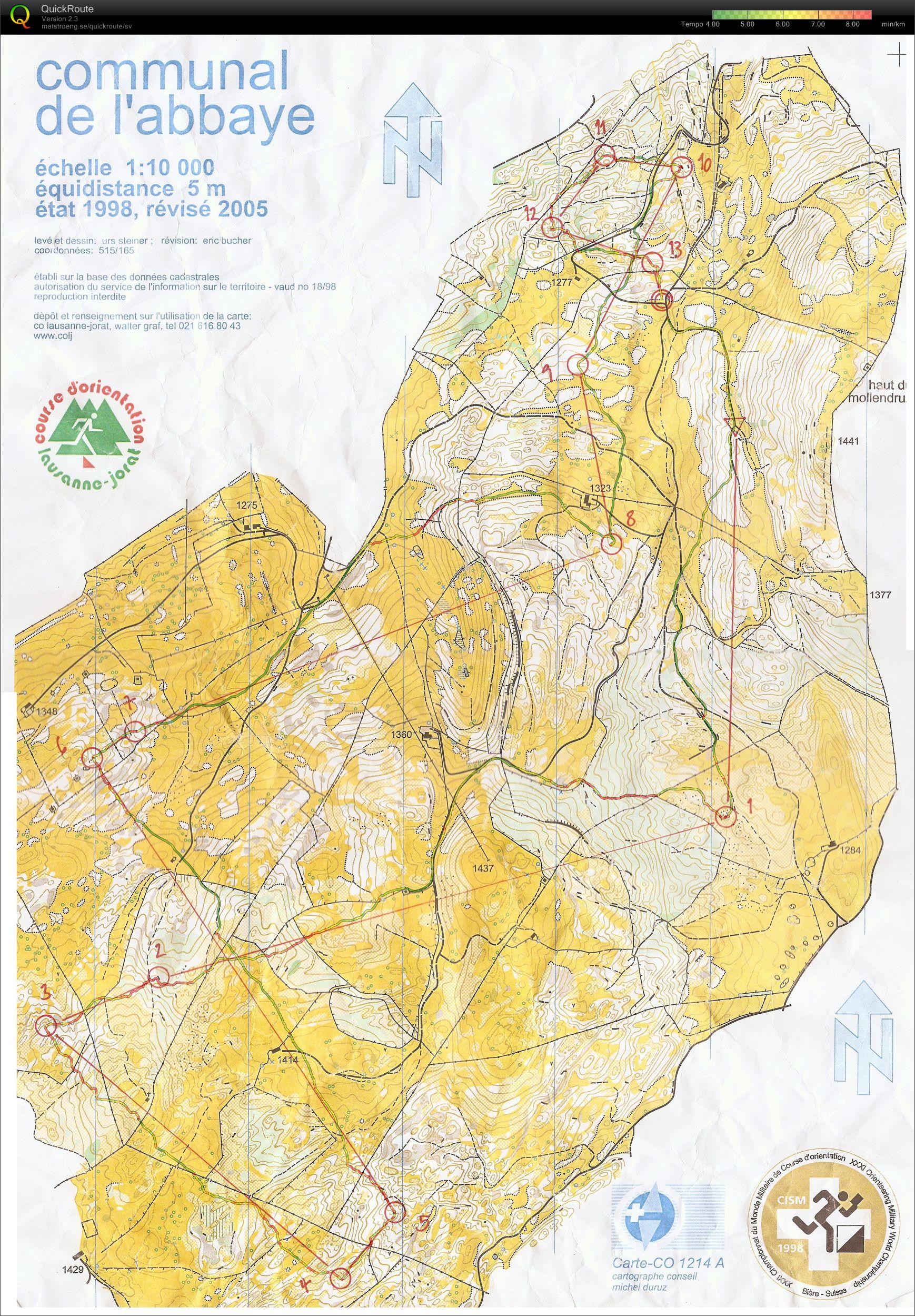 Läger Schweiz Lång Jura (2009-09-29)