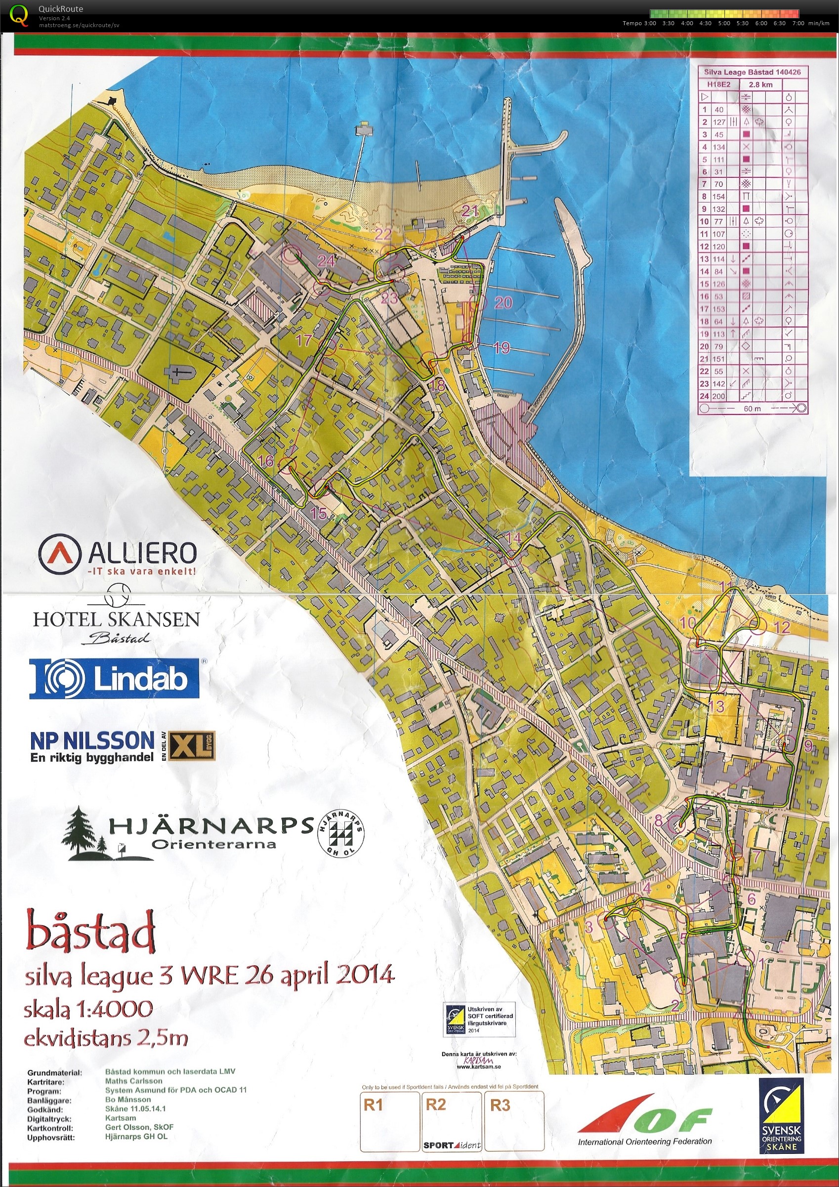 SILVA Båstadsprinten (2014-04-26) (26/01/2015)