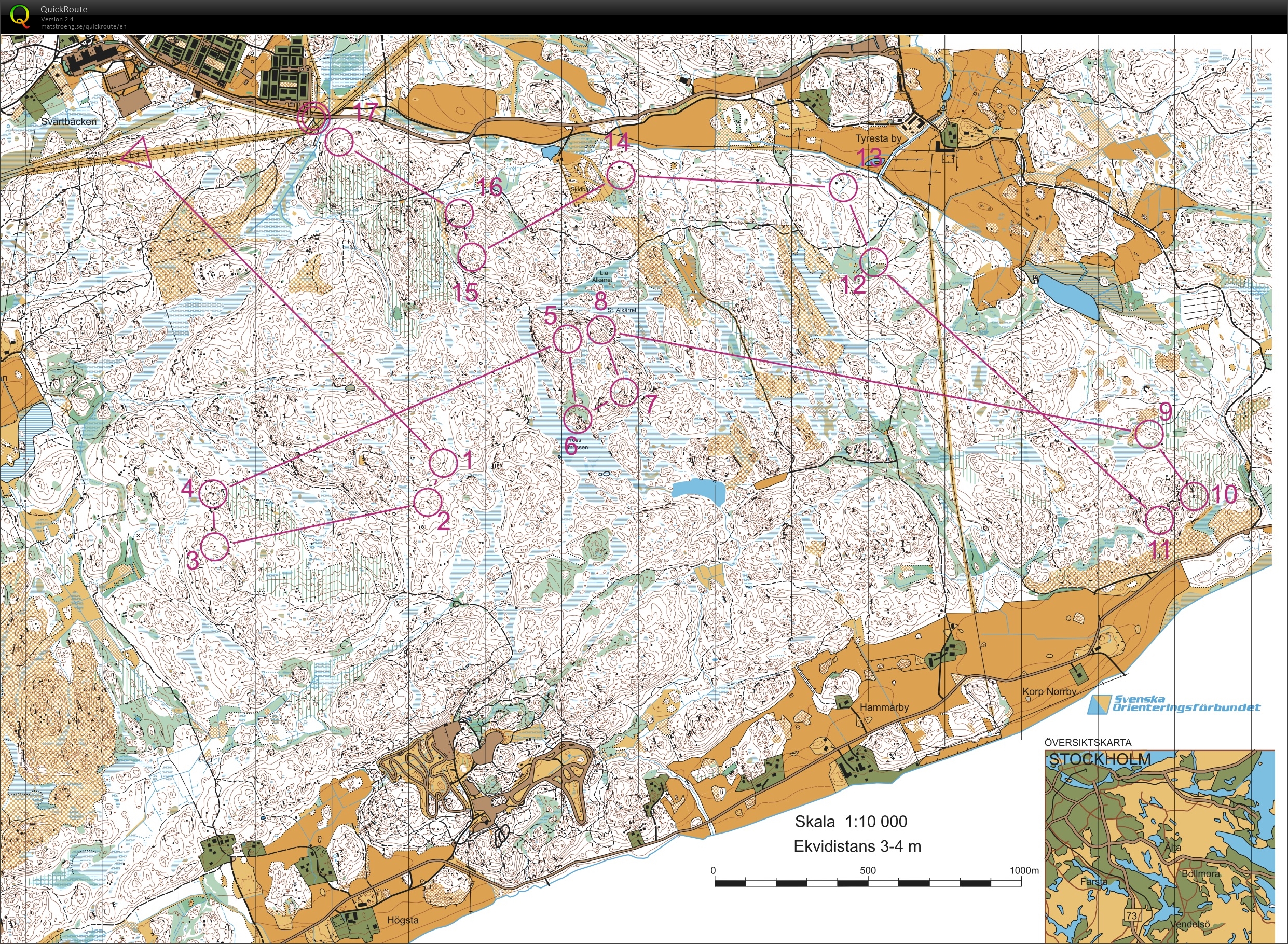 Langdistance i Tyresta (15-03-2015)