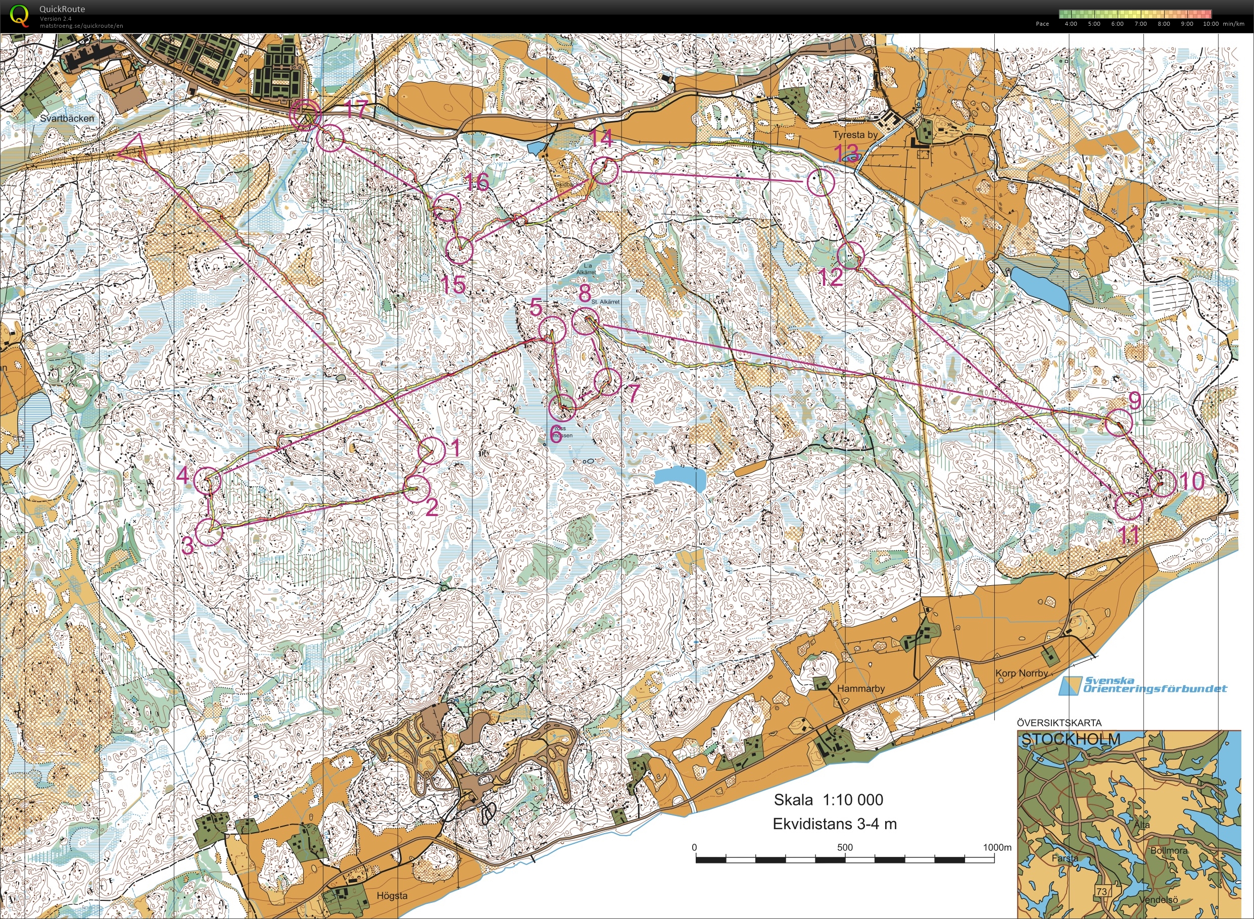 Langdistance i Tyresta (15-03-2015)