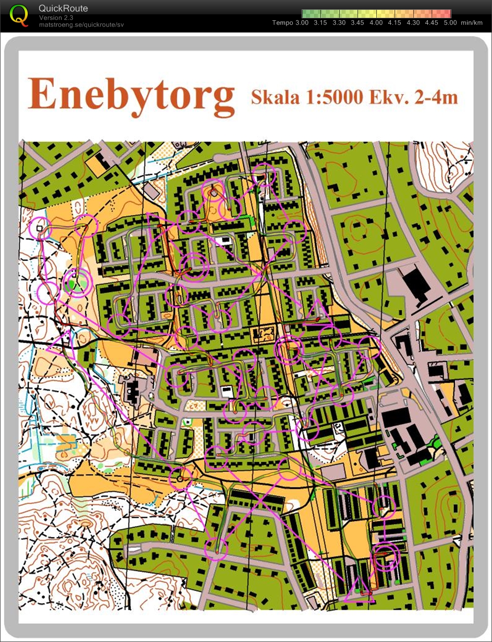 Sprintintervaller Enebyberg (17/11/2009)