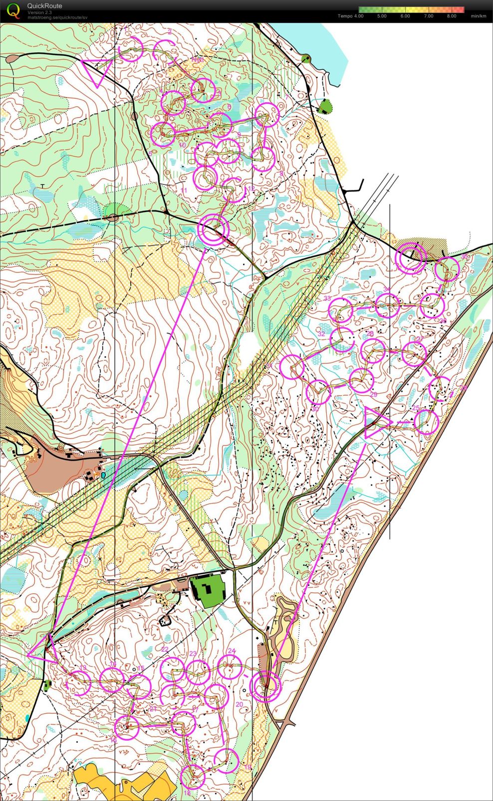 Landslagsläger Falun - Intensiv-OL (2009-11-27)