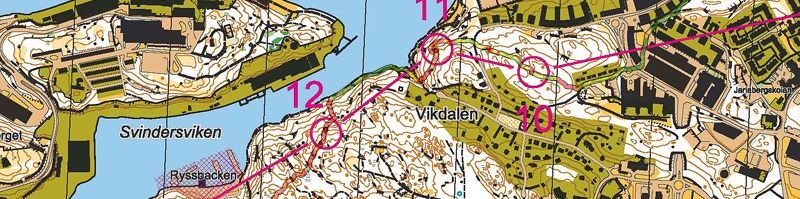 Järla O-tour etapp1 - Ryssbergsnatten