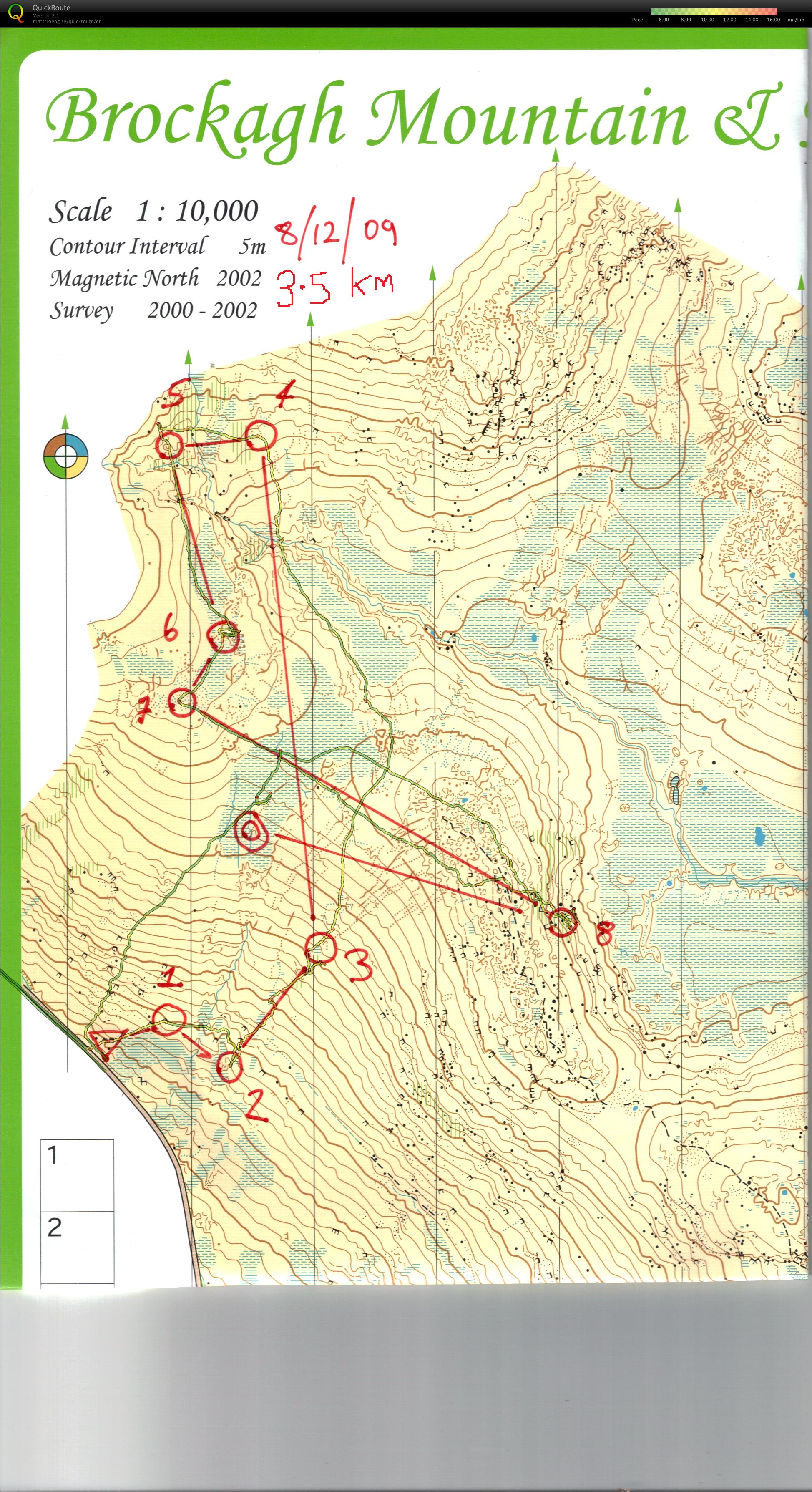 Brockagh nightO course (08/12/2009)