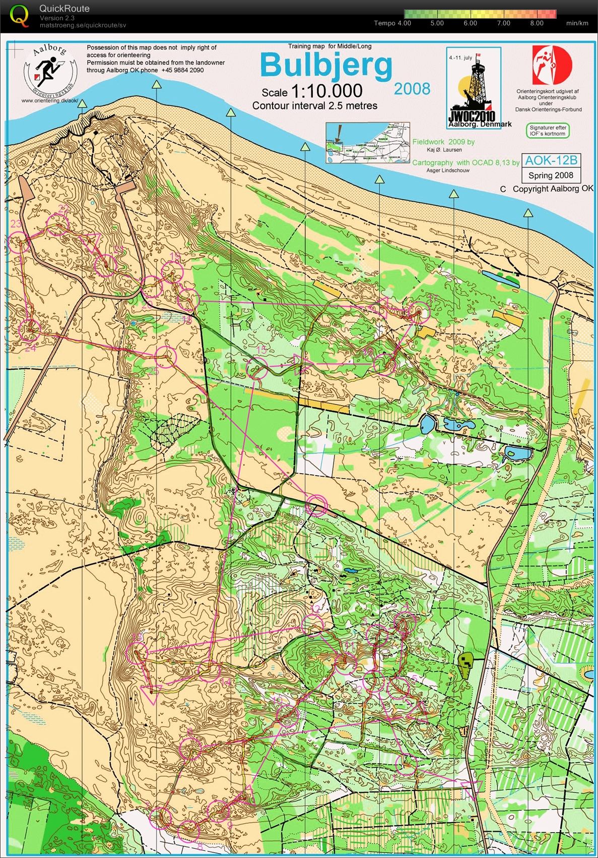 Läger Danmark OL-intervaller Bulberg (2010-01-03)