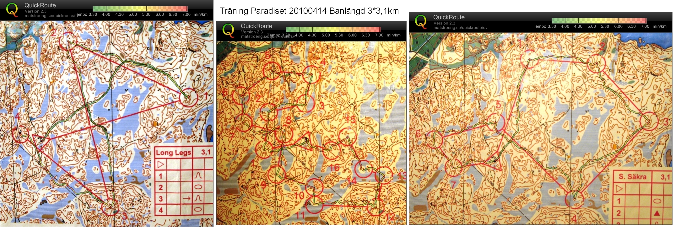 Träning Paradiset (2010-04-14)