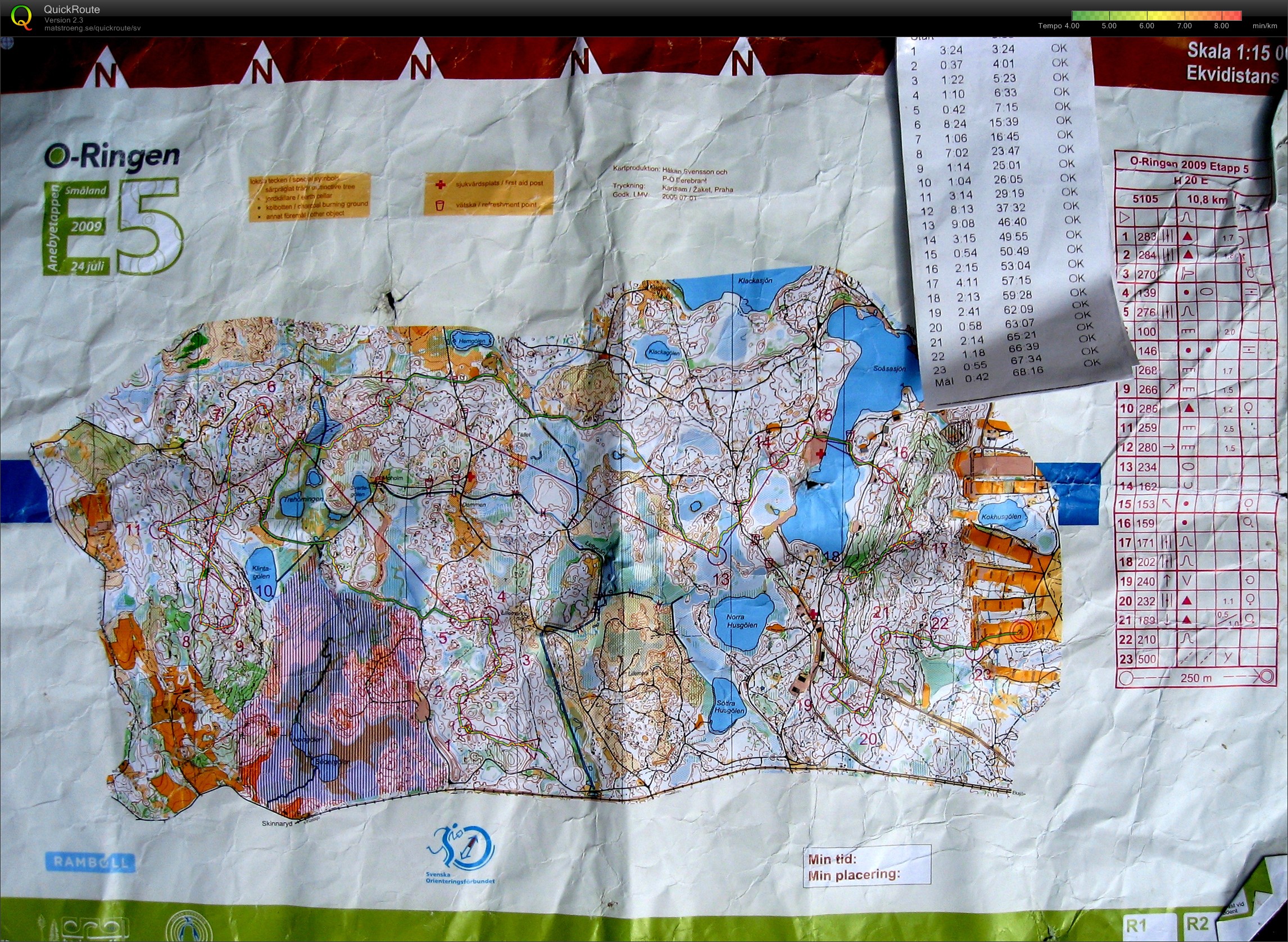 O-ringen Eksjö etapp5 (24/07/2009)