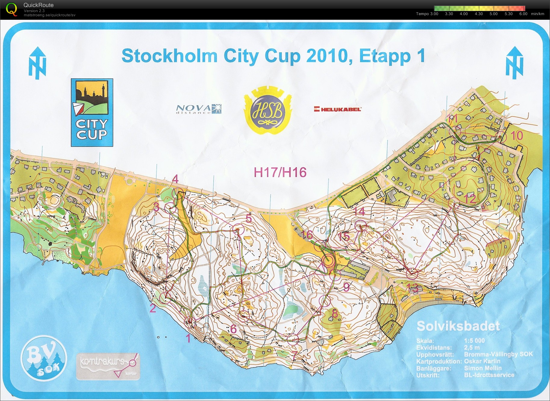 Stockholm City Cup Etapp1 (19.05.2010)