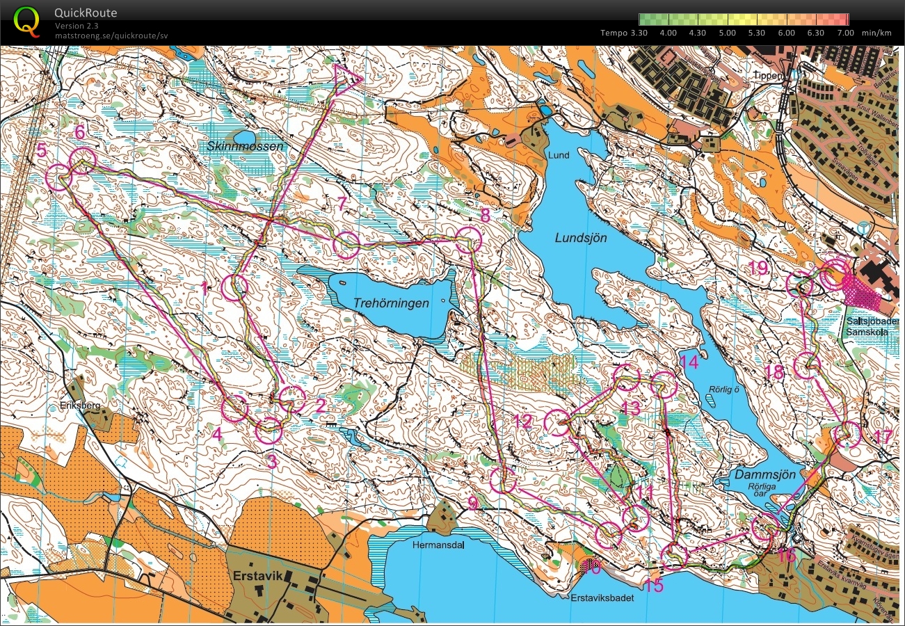 Testlöpning Skol-SM (2010-09-27)