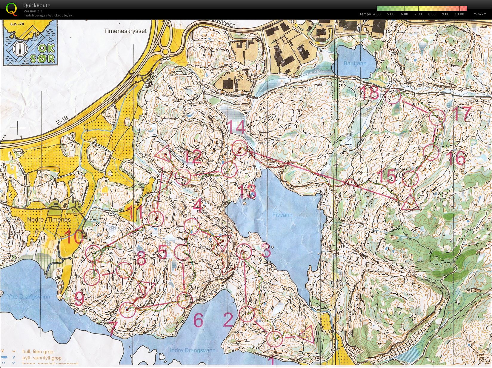 Träning Kristiansand2 OL-intervaller (2010-11-03)