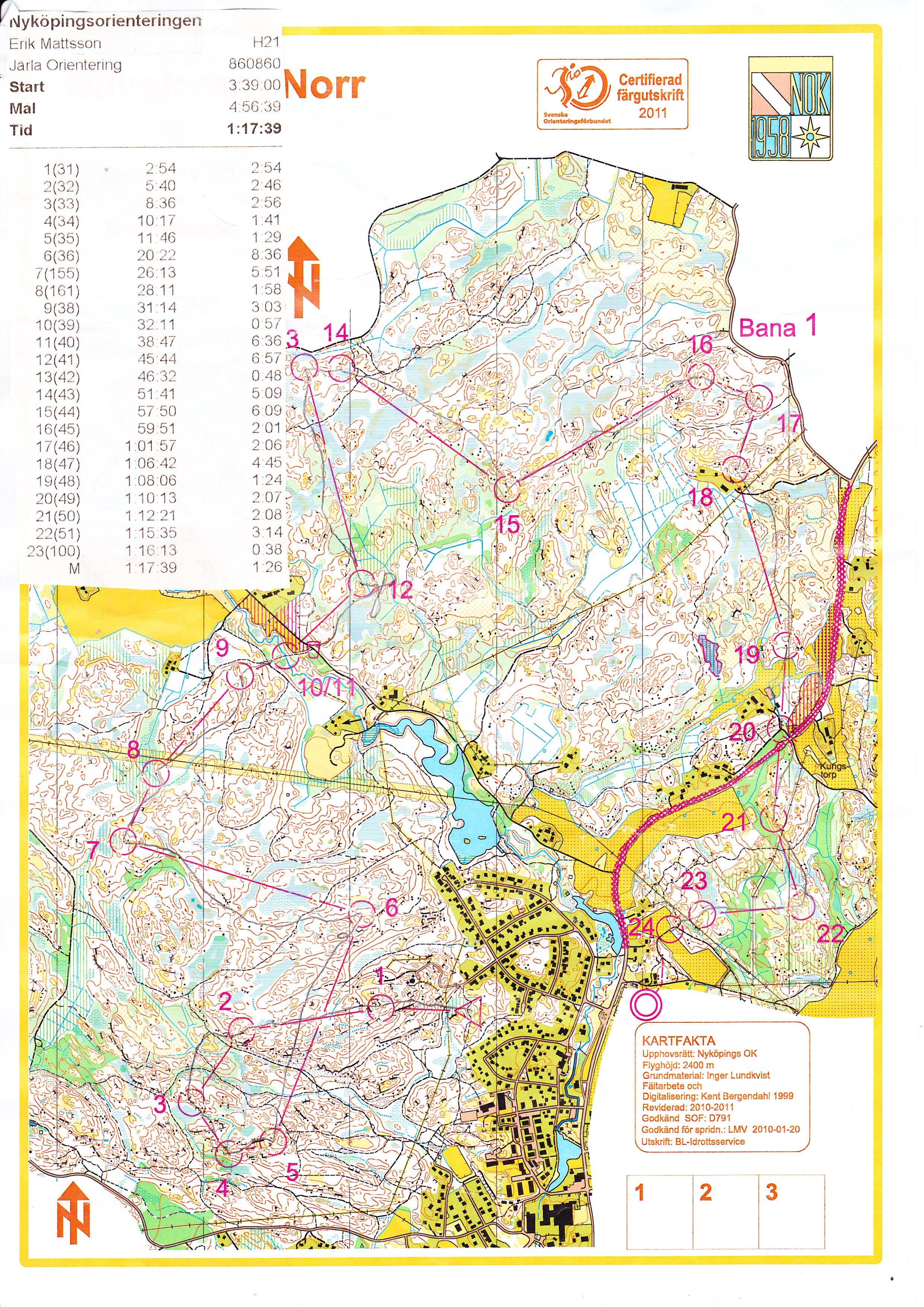 Nyköpingsorienteringen (2011-03-26)