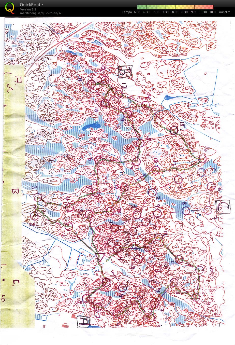 Posplukk på kurvekart