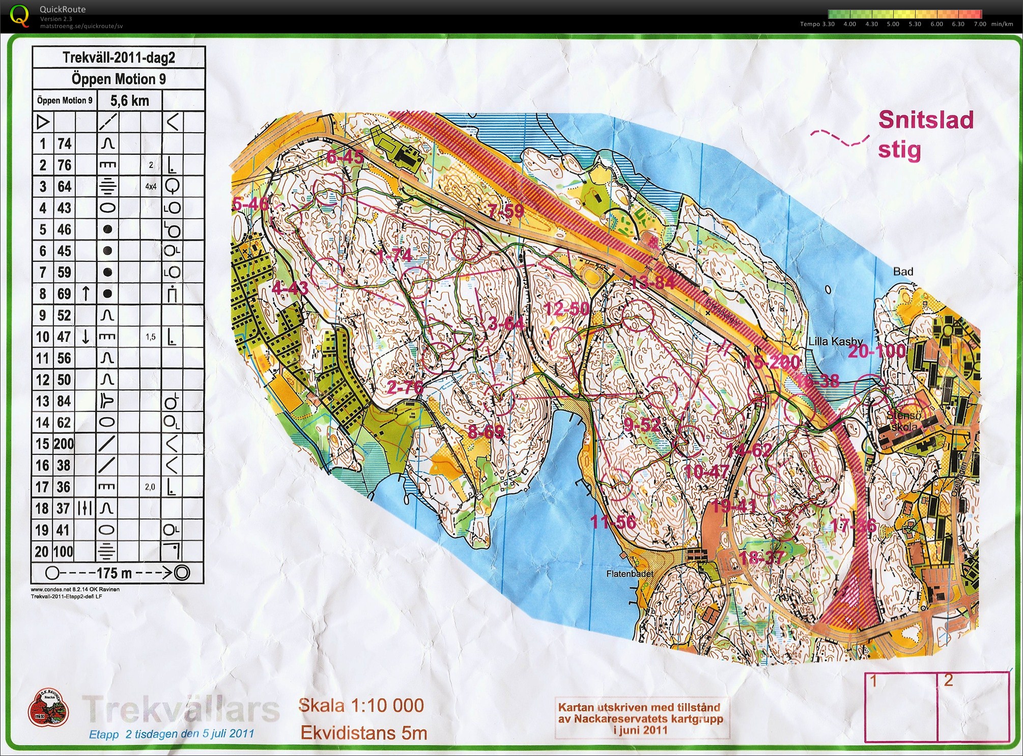 Trekvällars Ö9 (2011-07-05)